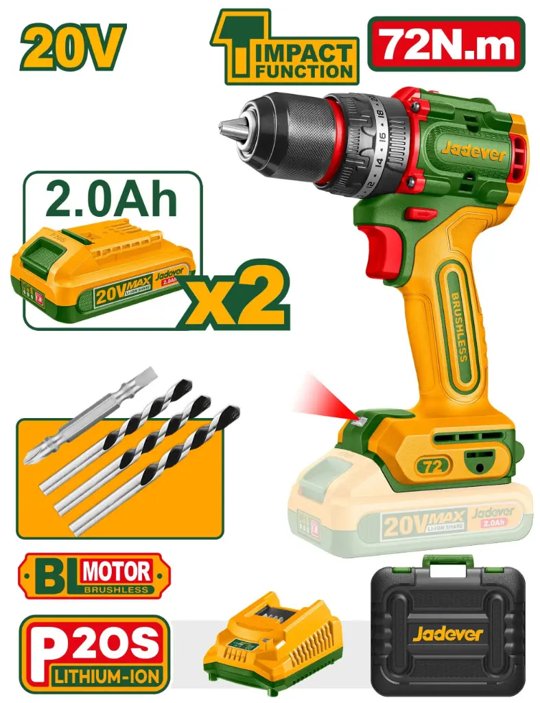 [JDCDP7281] 20V 72n.m مقدح رجراج صناعي