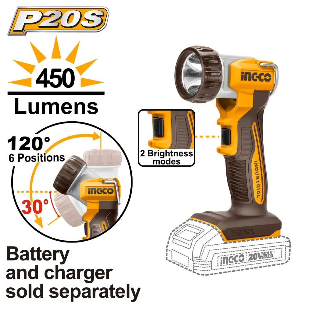[CWLI2058-F] 450 Lumens 20V انتريك صناعي راس اللمينيوم Price 15.5$