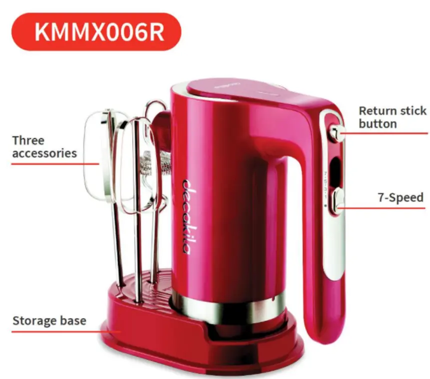 [KMMX006R-F] Cordless Hand Mixer Price 40$
