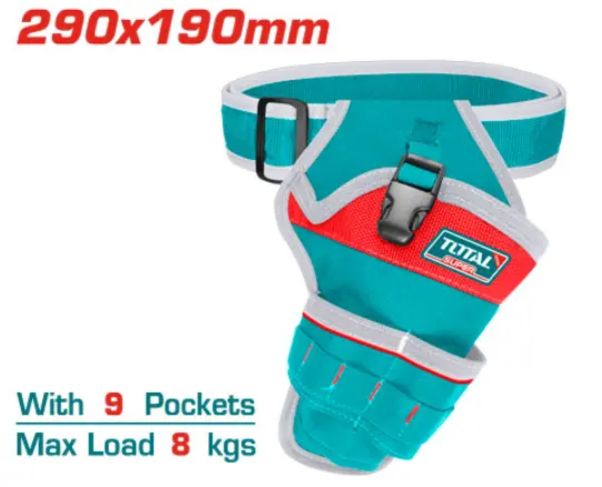[THT16P30125-F] Total L29xW19cm drill holster وزرة حاملة مقدح فدار