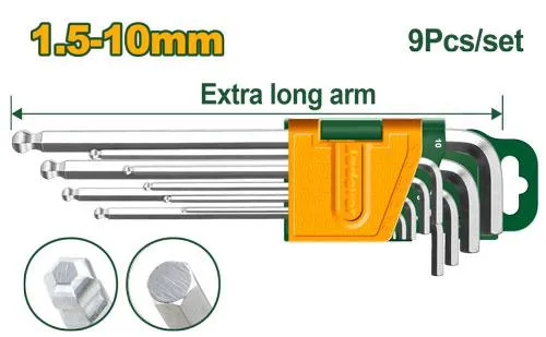 [JDHK2292] 1.5-10mm طقم مسدس غلة اكسترا طويل