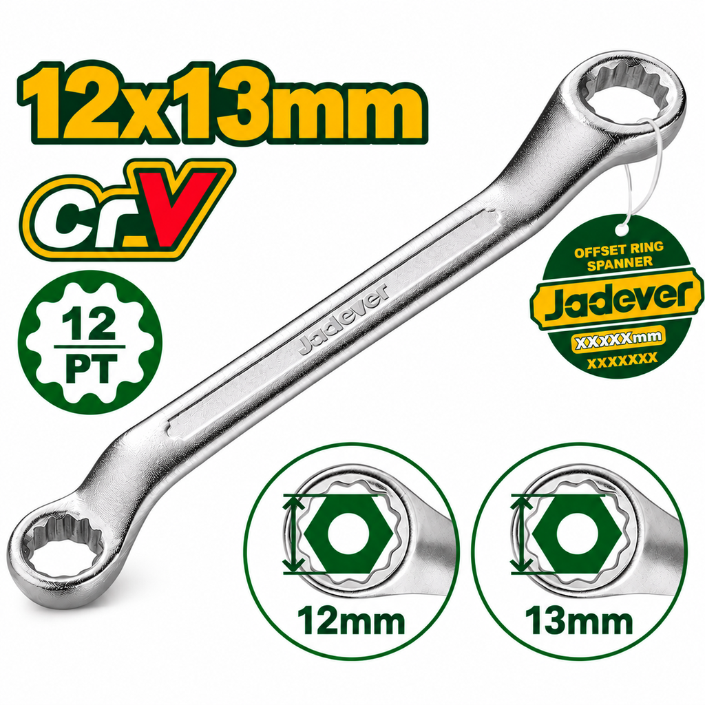 [JDSA3104] 12x13mm مفتاح مسنن مسنن