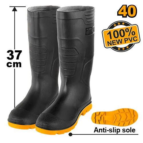 [SSH092LYB.40] Rain Safety boots Black 40