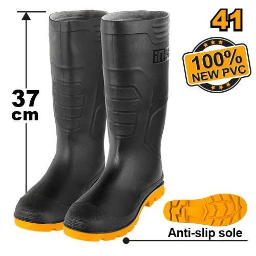 [SSH092LYB.41] Rain Safety boots Black 41