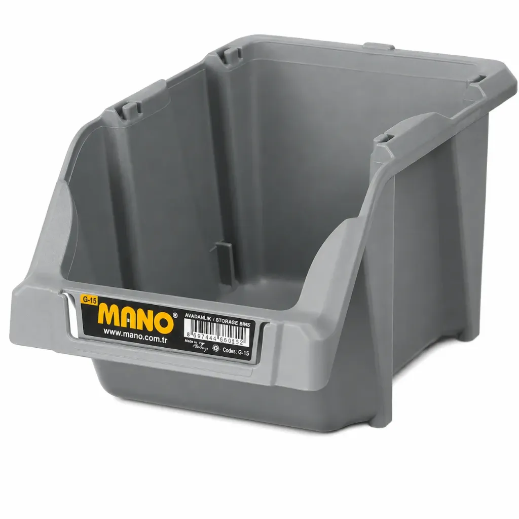 [G15] Storage Bin Grey G15
