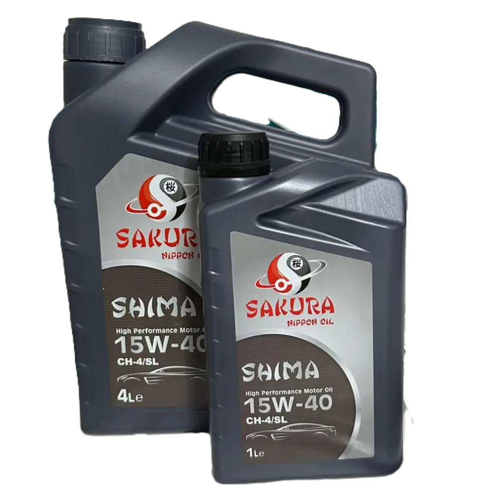 [CH-4/SLL] 1L SAKURA High Performance Motor Oil 15W-40
