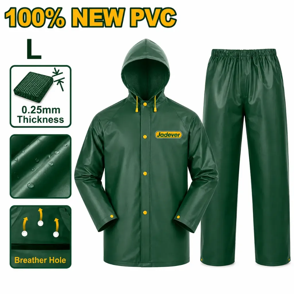 [JDRC300L] L PVC بدلة مطر