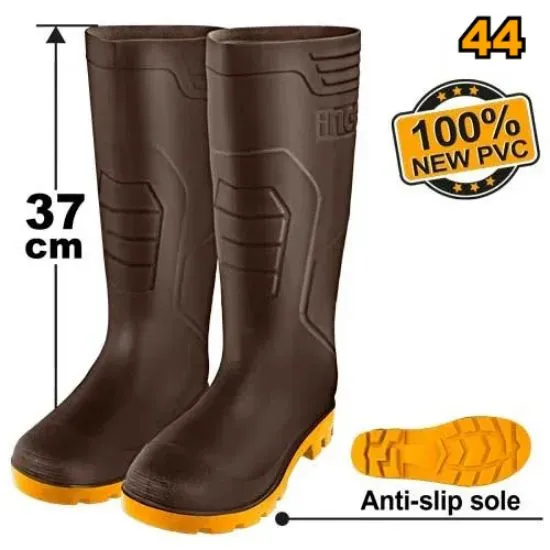 [SSH098L.44] 100% Waterproof 44 جزمة كوتشوك مقاومة للانزلاق