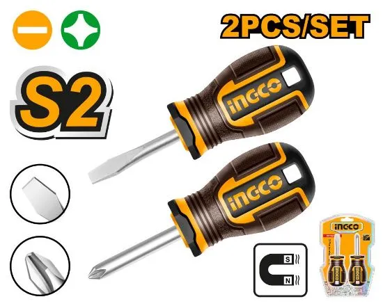 [HKSDS2228] 2Pcs (SL6.5)+(PH2)x6x38 طقم مفك براغي