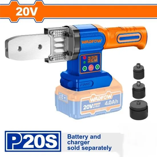 [WWM20182-F] 20V 2Batt 4Ah (20-25-32)mm مكنة تلحيم قساطل فدار