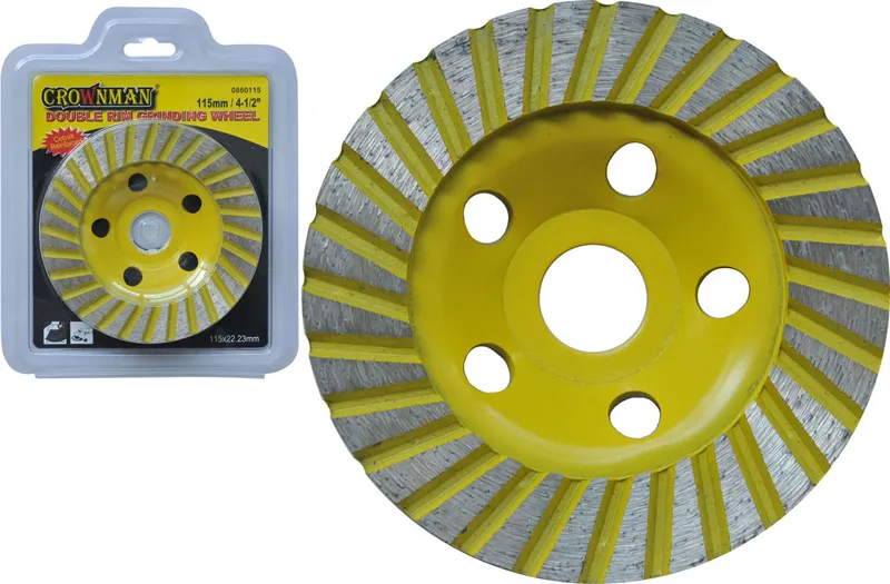 [0860115] 2 star Turbo 115mm ديسك براشة باطون الماس