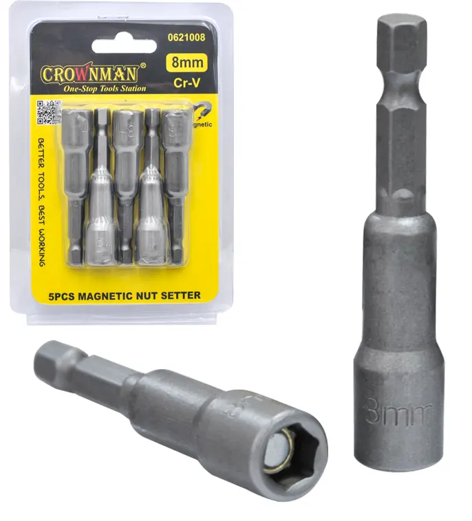 [0621008] 8mm 5pcs 65mm طربوش مسدس