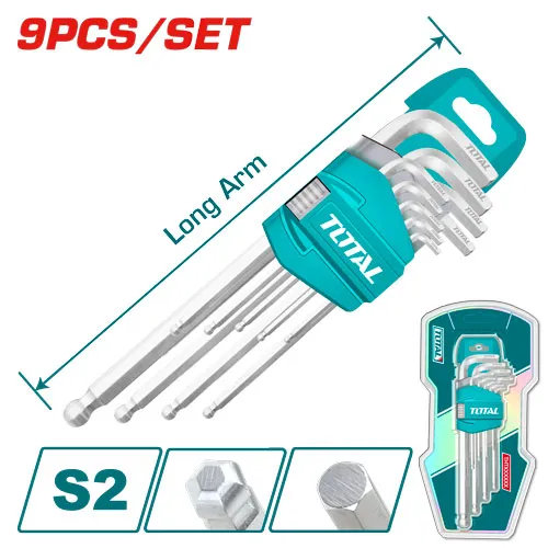 [THT106291] 9pcs 1.5-10mm طقم مسدس غلة