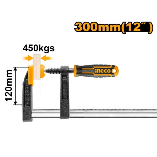 [HFC021201] 120x300mm ملزمة نجار صناعية