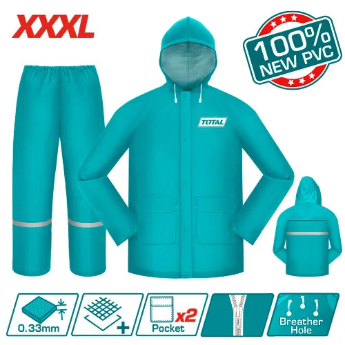 [THTRS031.XXXL] XXXL بدلة مطر
