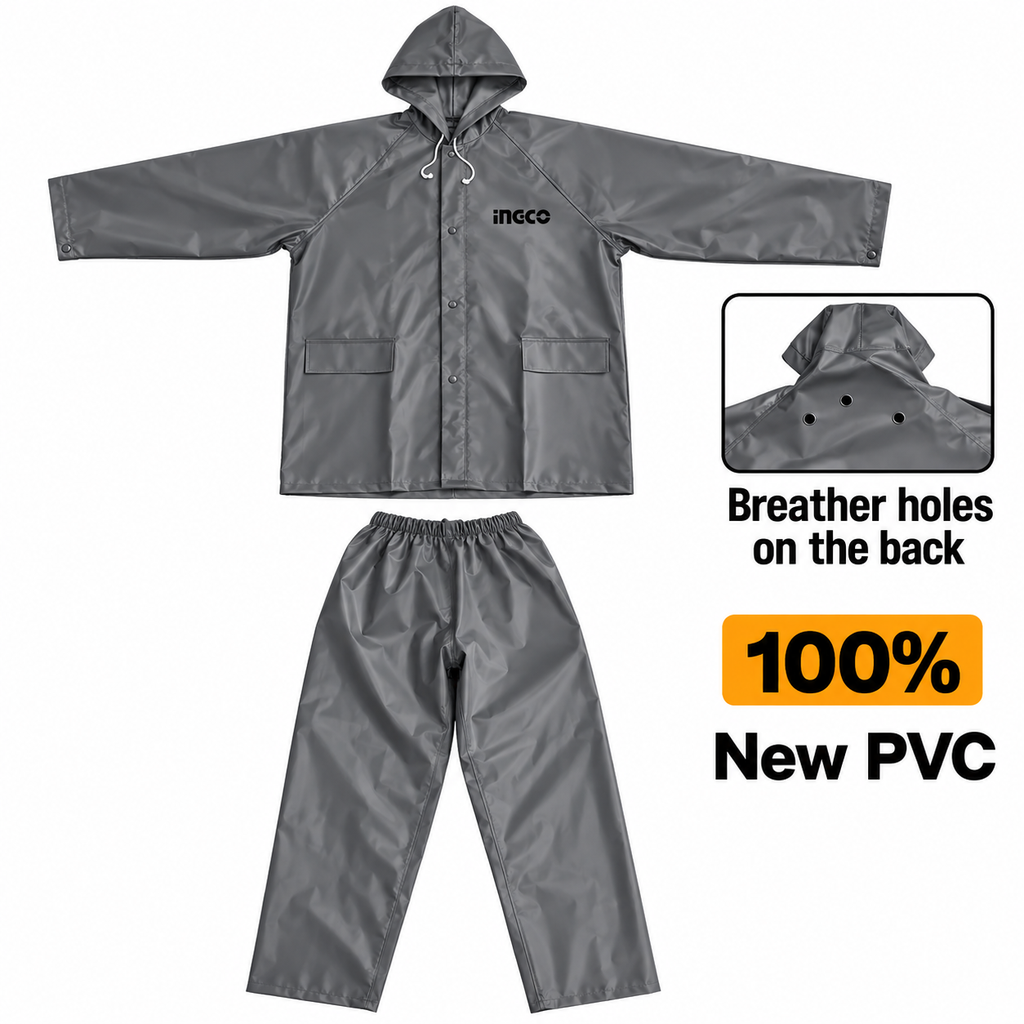 [HRCTSKT031GY.L] L PVC +Polyester 0.33mm طقم مطري