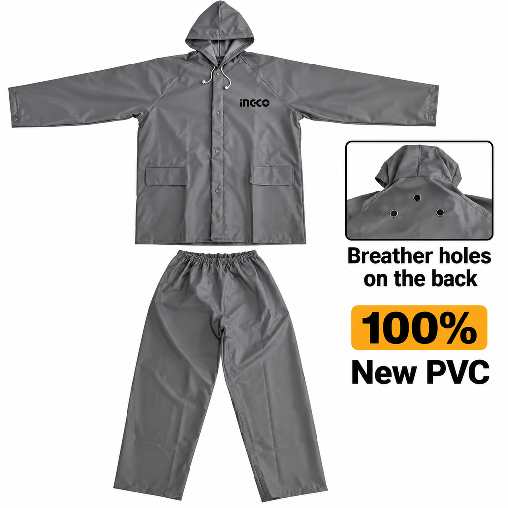 [HRCTSKT031GY.M] M PVC +Polyester 0.33mm طقم مطري