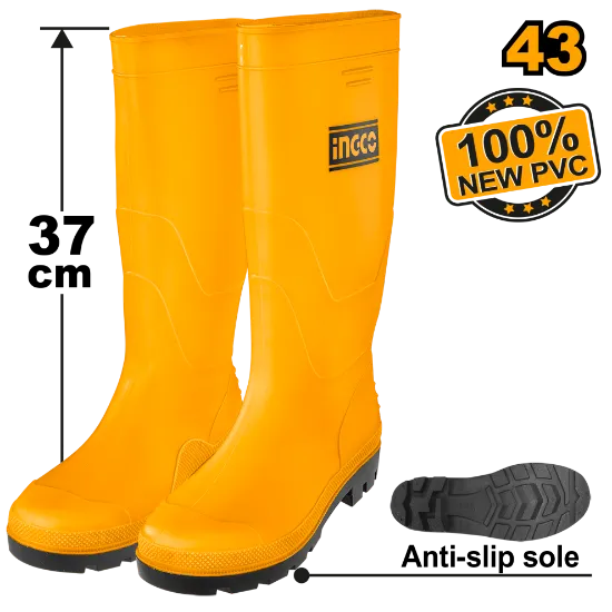 [SSH092L.43] 43 Rain Boots H39cm