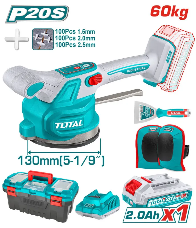 [TTVLI20015-F] 20V 1B مجموعة رجراج بلاط فدار