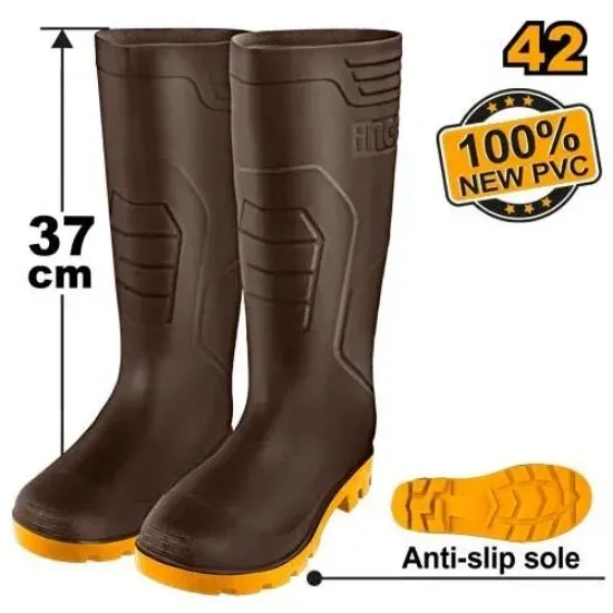 [SSH098L.42] 100% Waterproof 42 جزمة كوتشوك مقاومة للانزلاق