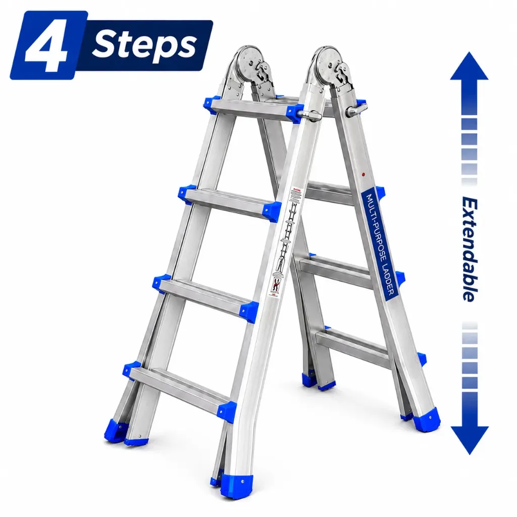 [PLGL404] 4x4 Steps Telescopic Ladder Price: 122.10$