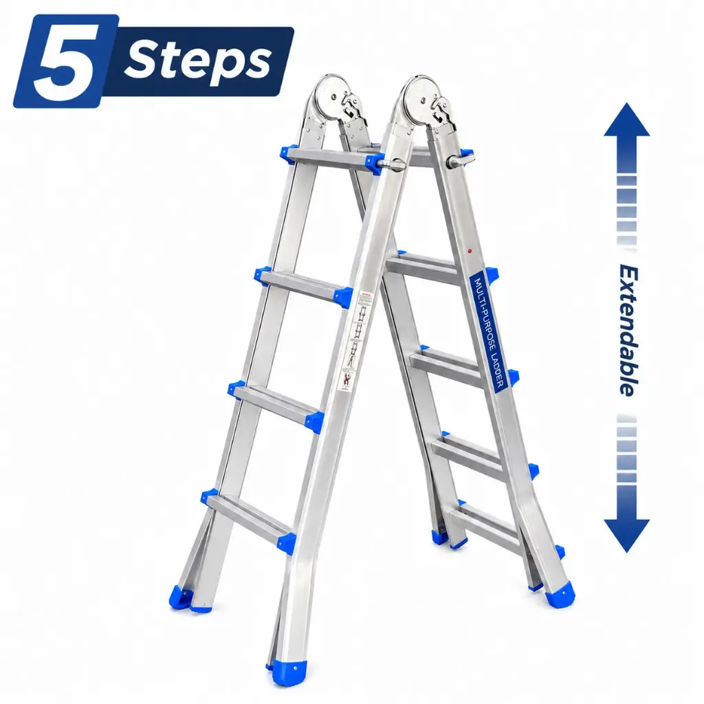 [PLGL405] 4x5 Steps Telescopic Ladder Price 144.30$