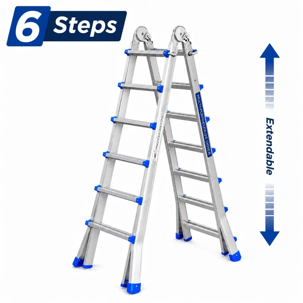 [PLGL406] 4x6 Steps Telescopic Ladder Price: 166.5$