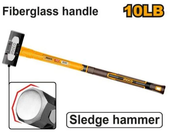 [HSM81498] 10 LB 4.5 Kg مطرقة مسكة فايبرغلاس