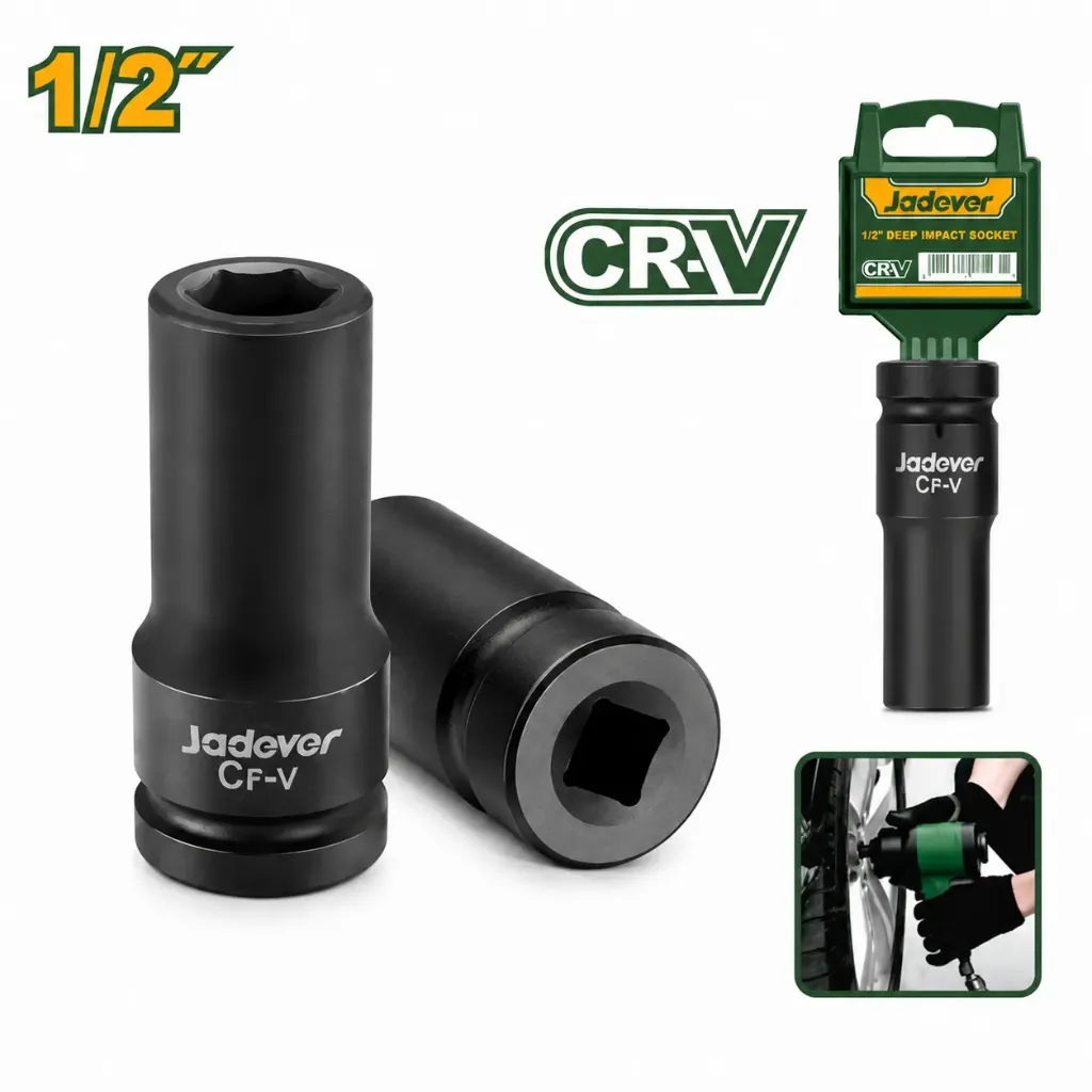[JDMS3213] 1/2" 13mm طربوش اسود طويل