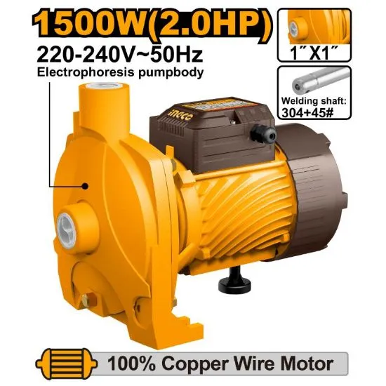 [CPM150068] 2.0HP 1500W مضخة مياه توربين ستانلس