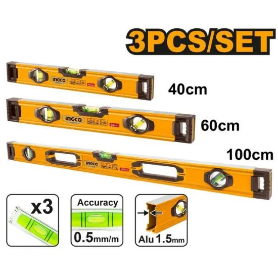 [HSL10203] 3Pcs (40-60-100 ) Cm طقم زيابق