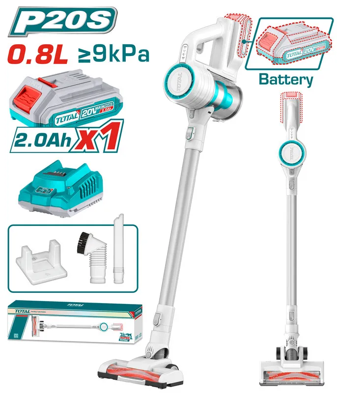 [TVLI2006] 20V 1Batt + 1Charg مكنسة فاكييوم عامود على البطارية Price 95$