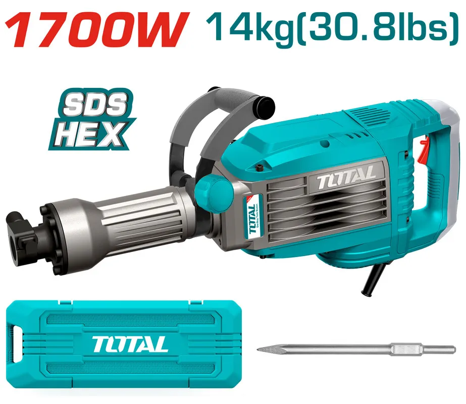 [TH217068] 1700W 14kg 50J كومبرسور تكسير Price 176.5$