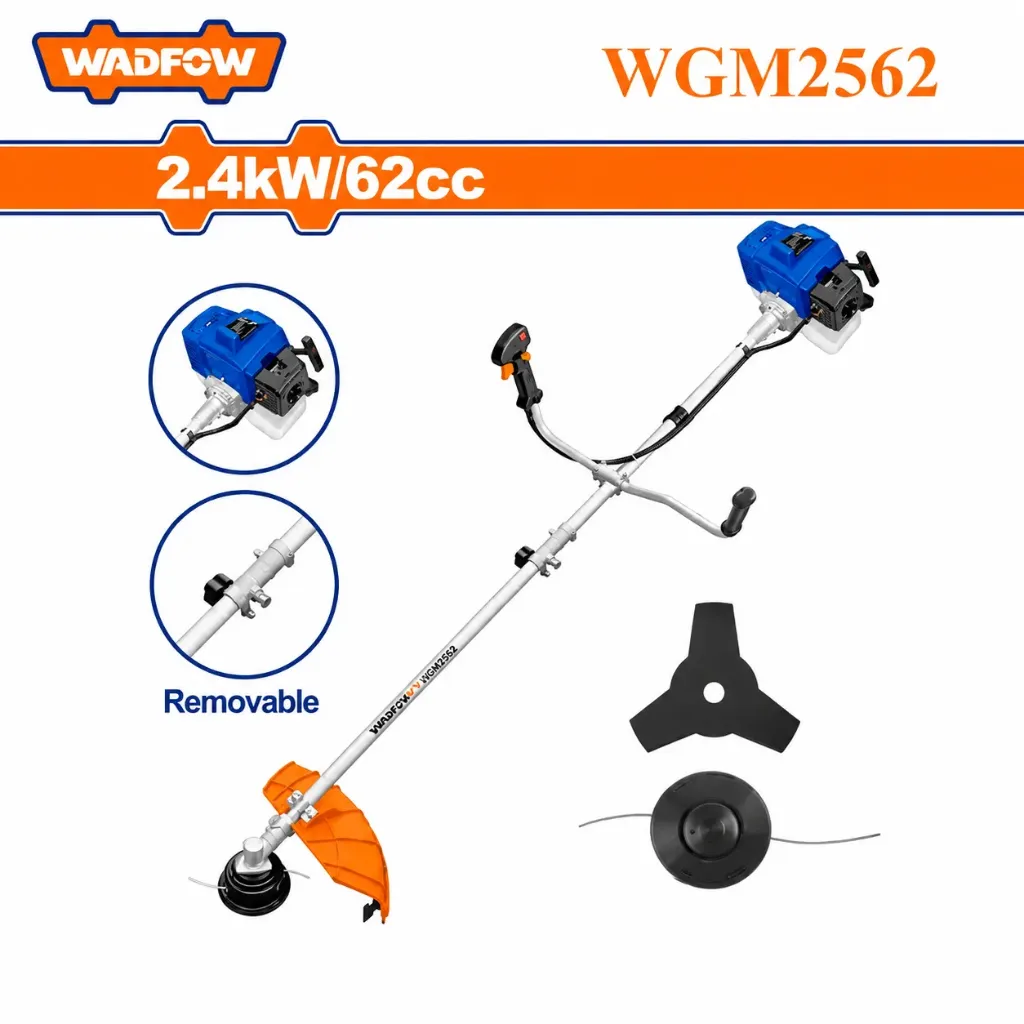 [WGM2562] 2.4Kw (3.8HP) 62cc مكنة قص حشيش بانزين على الكتف