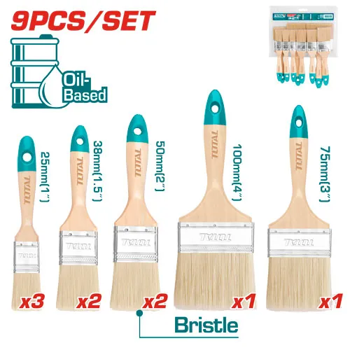 [THT8414091] 9pcs طقم فراشي