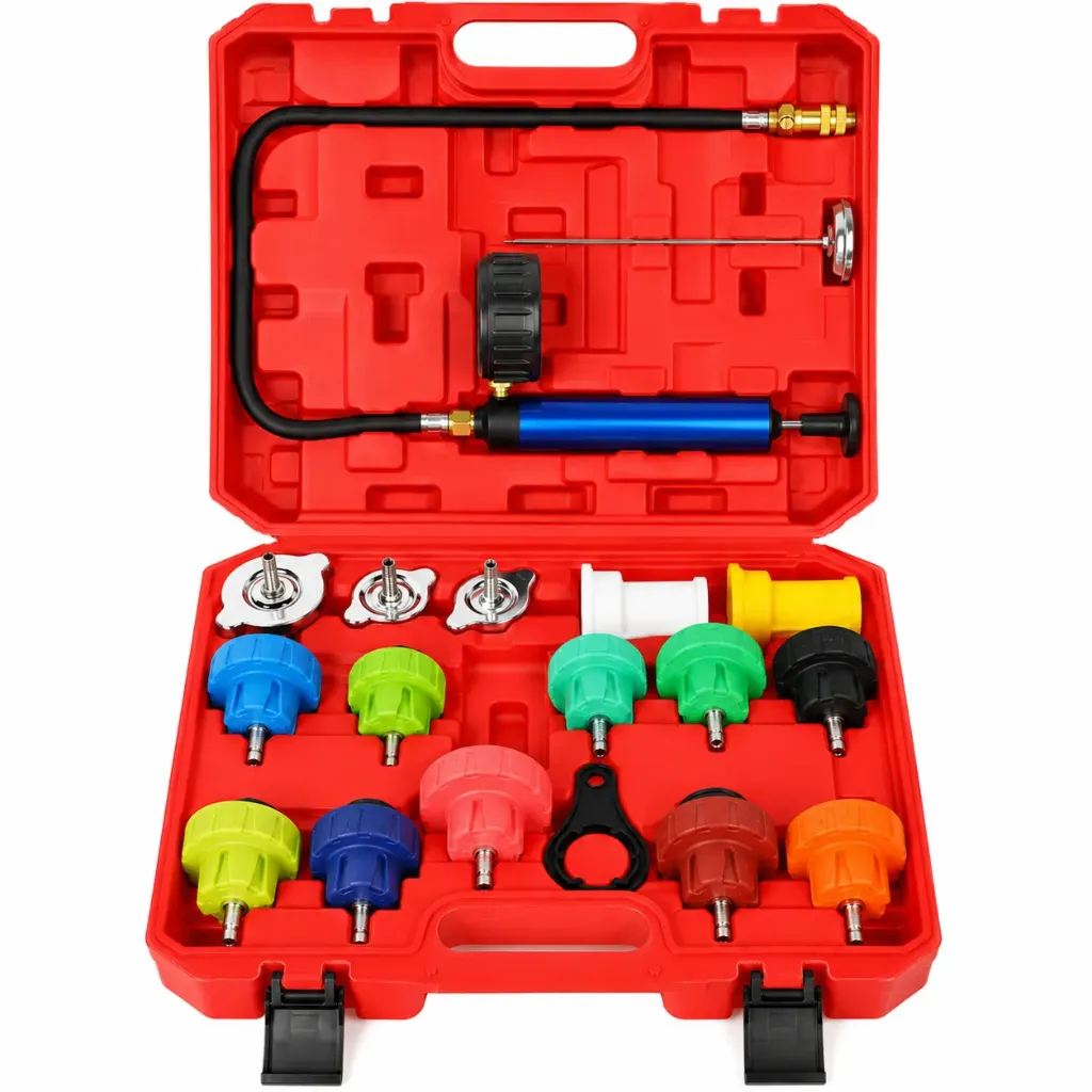 [450812] Car Radiator Pressure Tester Kit 18pcs
