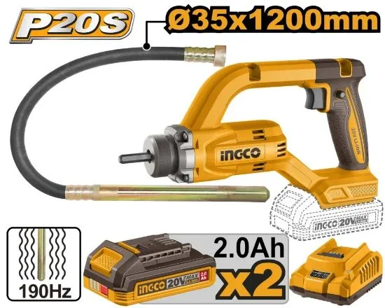 [CCVLI2025021] 20v 2 Bat +1Char رجراج باطون بطارية