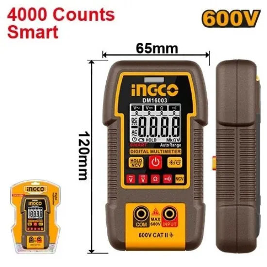 [DM16003] 4000 counts 600V ساعة فحص
