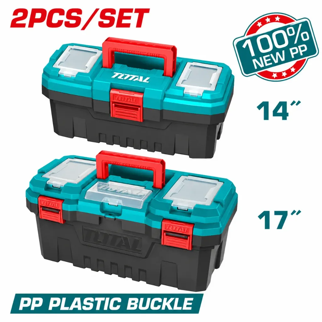 [TPBXK0021]  2pcs 14"+17"-طقم شنط عدة بلاستيك-ملاقط بلاستيك
