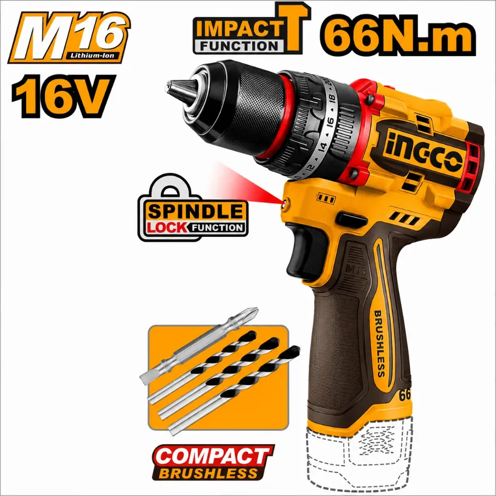 [CIDLI16606-F] 16V 66N.m Brushless مقدح صناعي فدار Price 42$