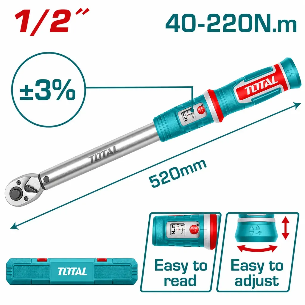 [THPTW1220N6] 1/2" 220n.m مسكة تورك