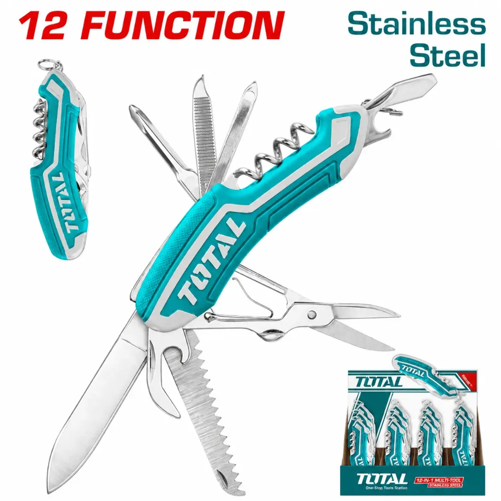 [THMFK0126] 12 Functions طقم سكين جيبة عدة استخدامات