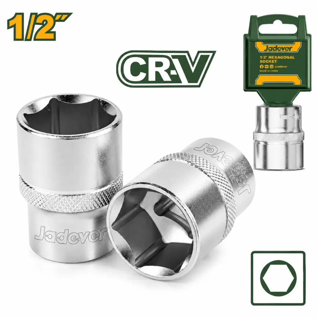 [JDSC1220] 1/2" 20mm طربوش فدار كروم