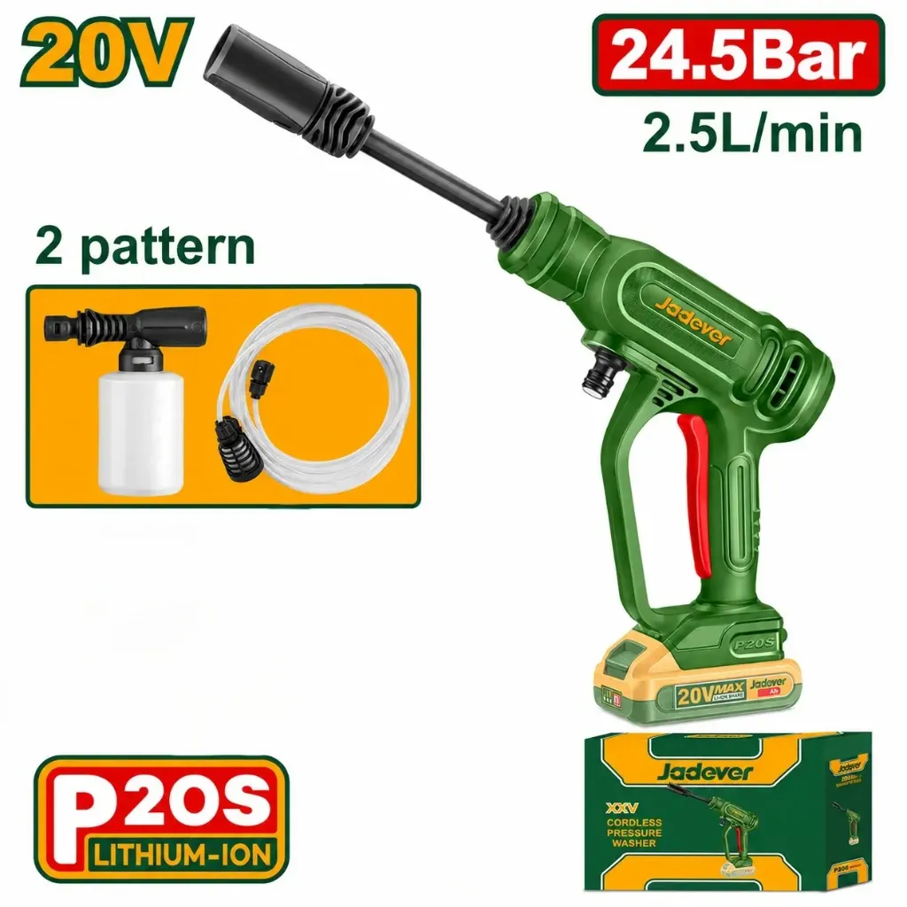 [JDQX0120] 20V 24.5Bar مكنة غسيل على البطارية Price: 40$