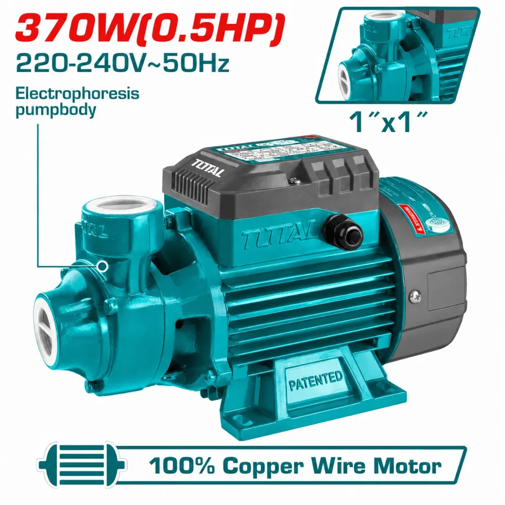 [TWP13706] 370W 0.5HP طرمبة مياه قلب نحاس Price 45$