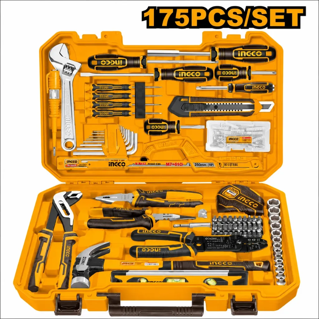 [HKTHP51758] 175pcs طقم عدة بشنطة بلاستك