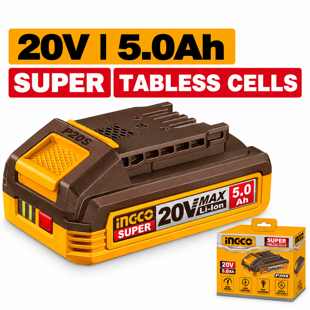 [FBLI2125] 20V Slim 5Ah بطارية ليثيوم رفيعة