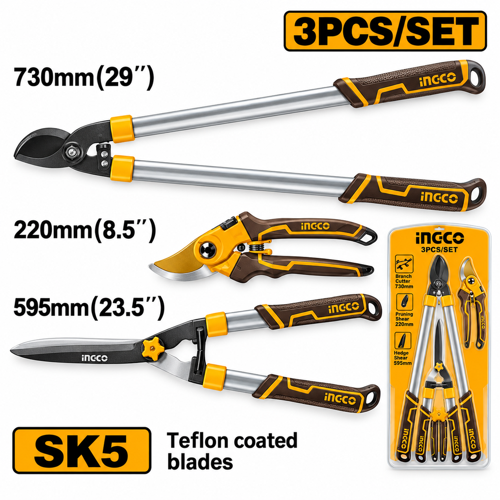[HLT76133] 3pcs ( 29"-23.5"-8.5") طقم مقص شحالة