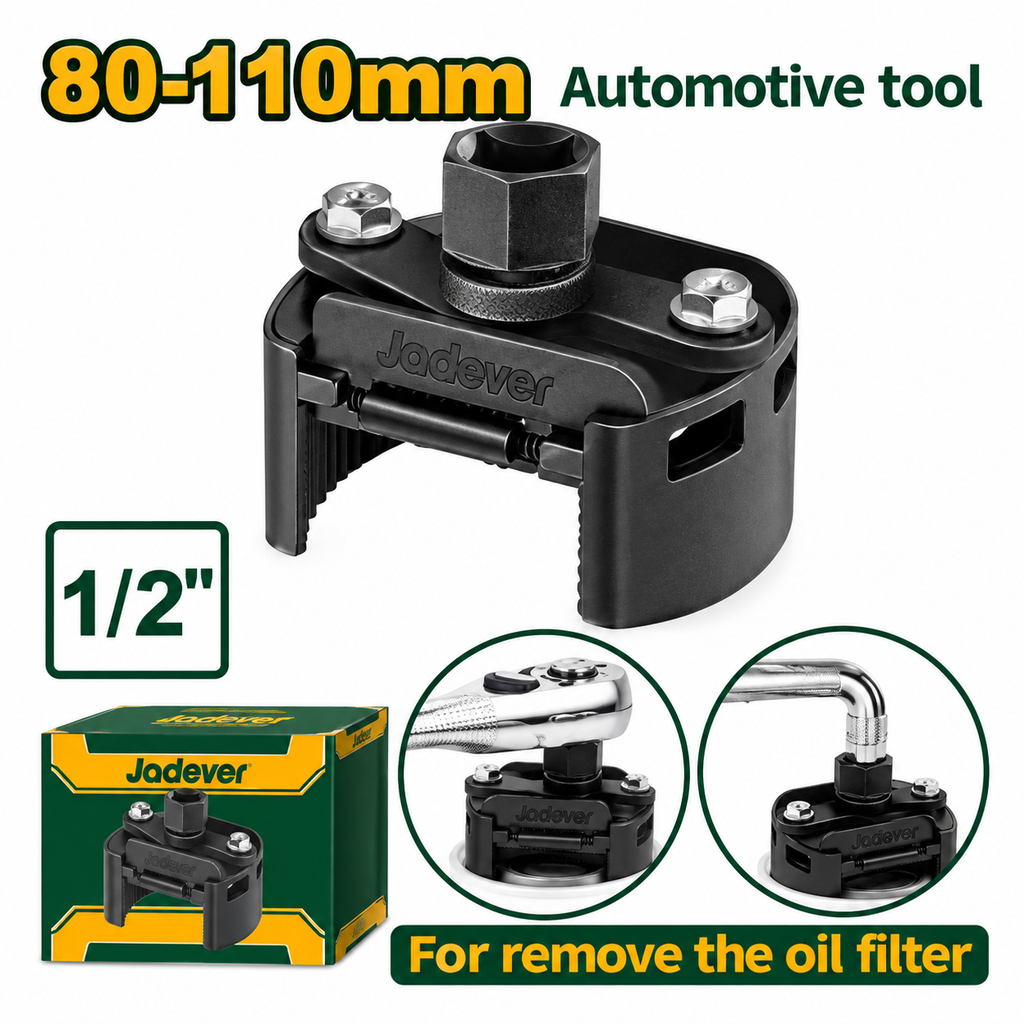 [JDUL2580] 1/2"x80-110mm مفتاح فلتر زيت على طربوش