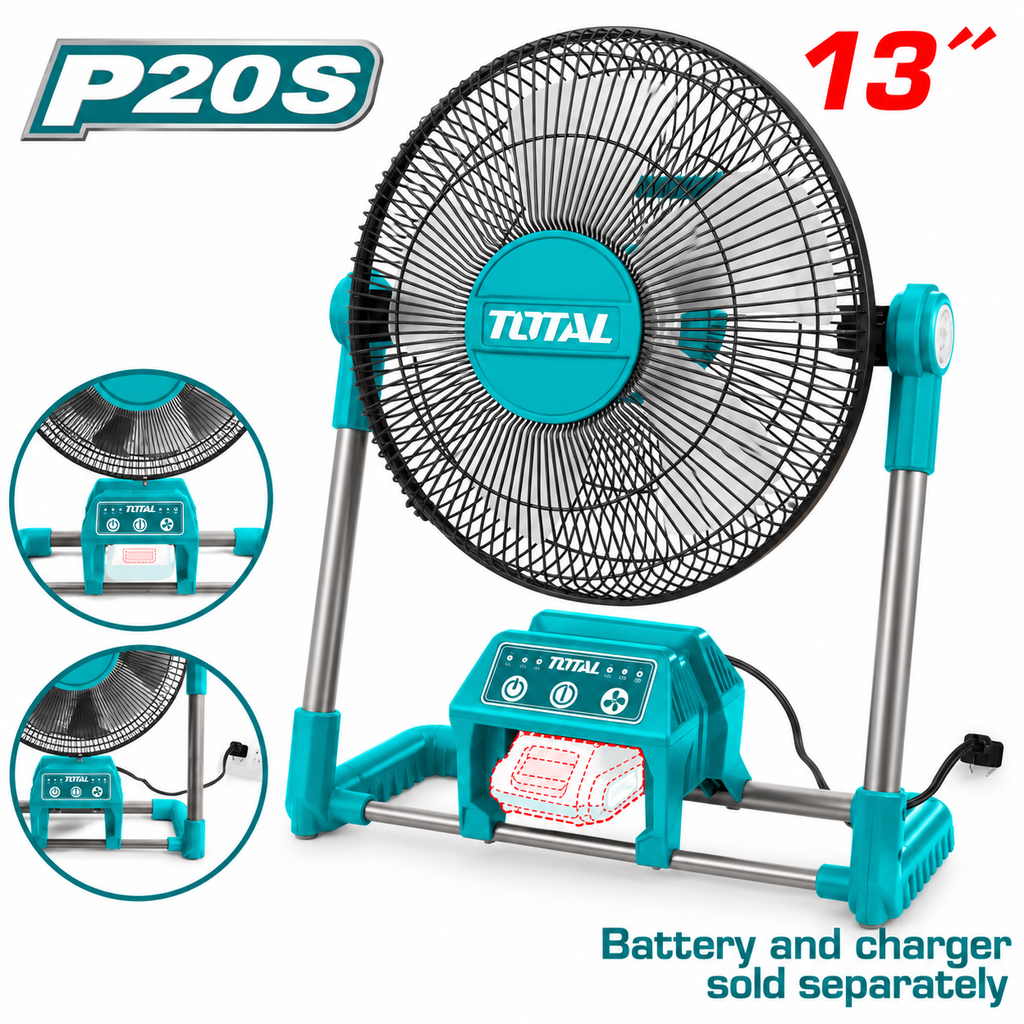 [TFALI2001] 13" 20V مروحة على البطارية